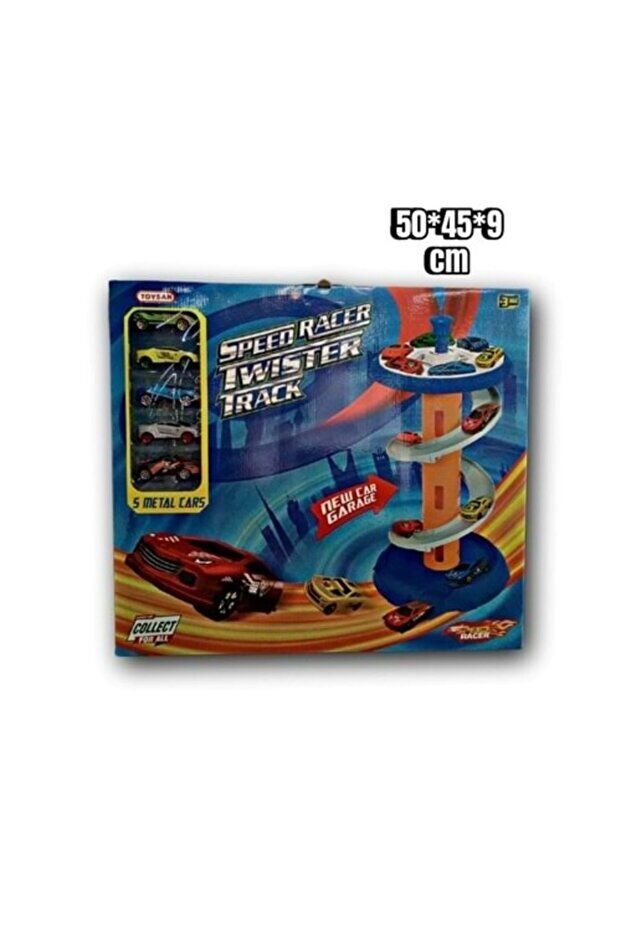 Toysan Toysan Racer Garaje - 5 Metal Cars Spr-43