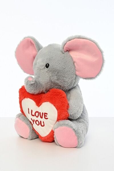 Pufu Toys 38 Cm  Kalpli Yastık Fil (48) 03009