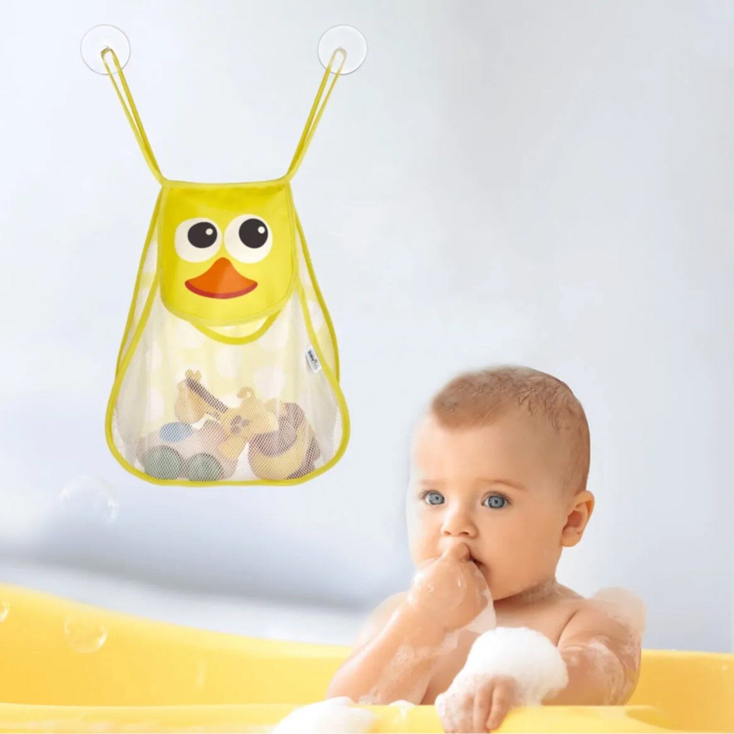Babyjem Ördek Figürlü Banyo Oyuncak Filesi 738
