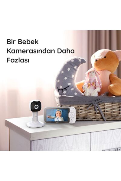 HubbleNursery Pal Cloud 5'' Hd Wi-fi Dijital Bebek Kamerası + Gece Lambası