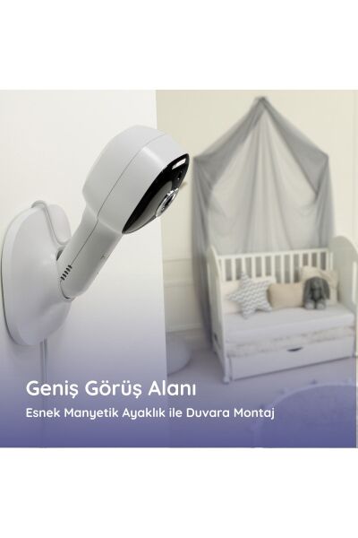 HubbleNursery Pal Cloud 5'' Hd Wi-fi Dijital Bebek Kamerası + Gece Lambası