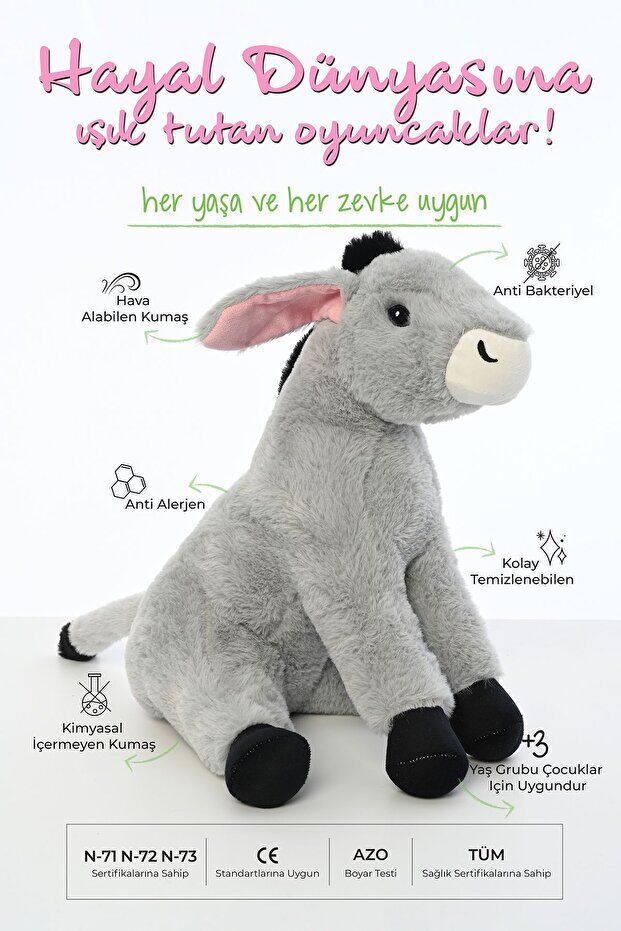 Pufu Toys 35 Cm  Eşek(92) 04001