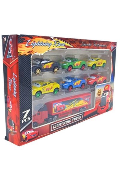Toysan Racer Tır Seti 6'lı Metal Arabalı Spr-56