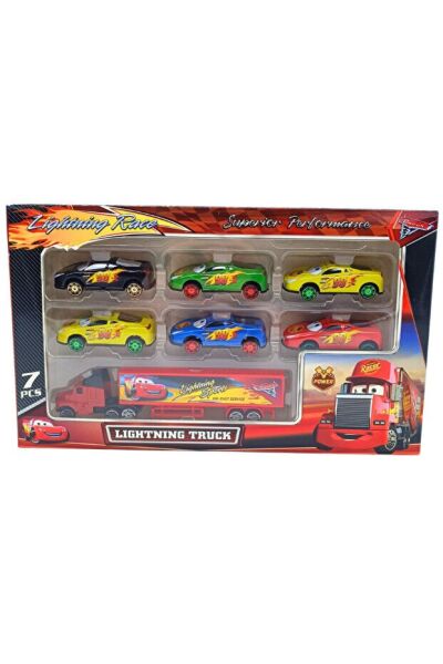 Toysan Racer Tır Seti 6'lı Metal Arabalı Spr-56