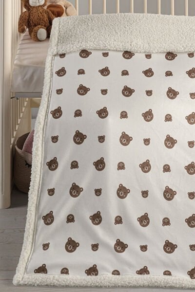 Kanz Polar Bebek Battaniye Örtüsü - Brown Bear