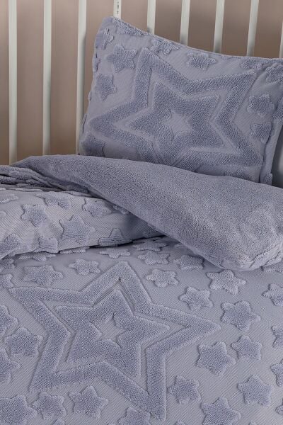 Kanz Star Welsoft Nevresim Takımı Gri