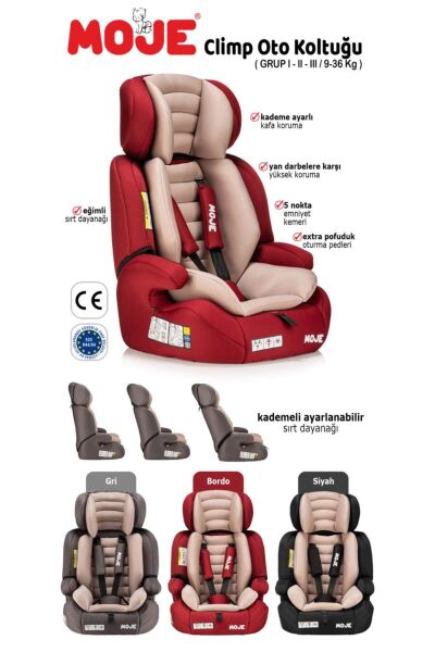 Moje Climp 9-36 Oto Koltugu Siyah/krem