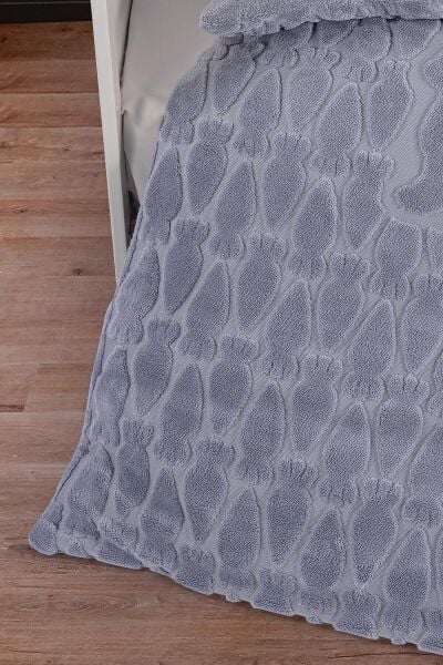 Kanz Rabbit Welsoft Nevresim Takımı Gri