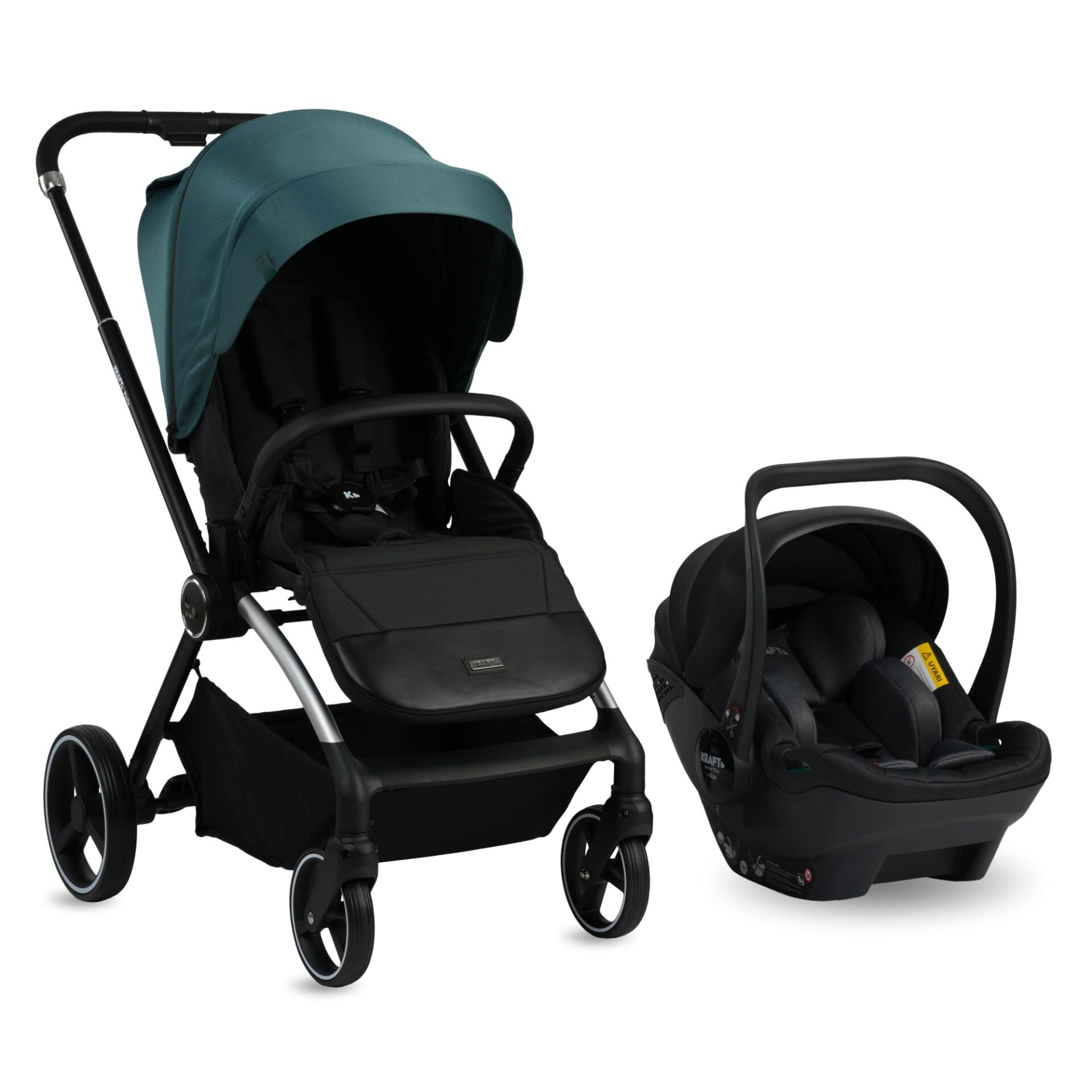 Kraft Parle Travel Sistem Bebek Arabası Green