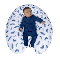 Sevi Bebe Yastıklı Anne Bebek Minderi - Tüy Desen 579-91
