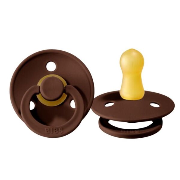 Bibs Colour Bebek Doğal Kauçuk Emzik 6-18 Ay Mocha