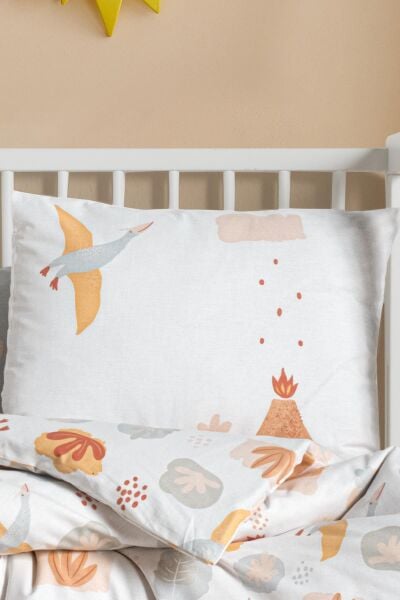 Kanz Pamuklu Yastık Kılıfı 35*45 Dınosaursa 2li