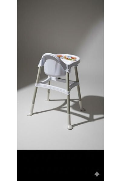 Vektör Eko Bebek Mama Sandalyesi Beyaz