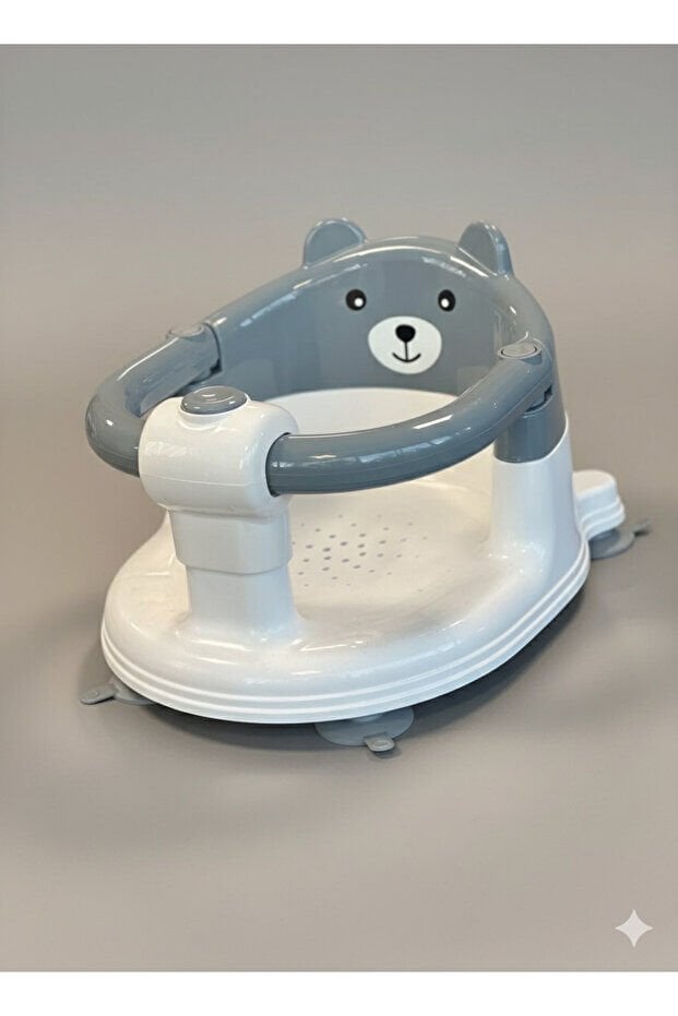 Vektör Lüx Bebek Banyo & Mama Oturağı Gri