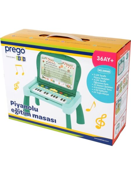 Prego Piyanolu Eğitim Masası Yeşil 2006b