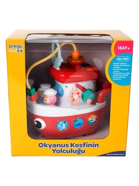 Prego Okyanus Keşfinin Yolculuğu Kırmızı 1901