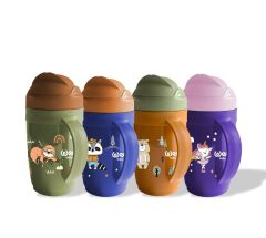 Wee Baby Kulplu Friends Pipetli Bardak Karma Renk