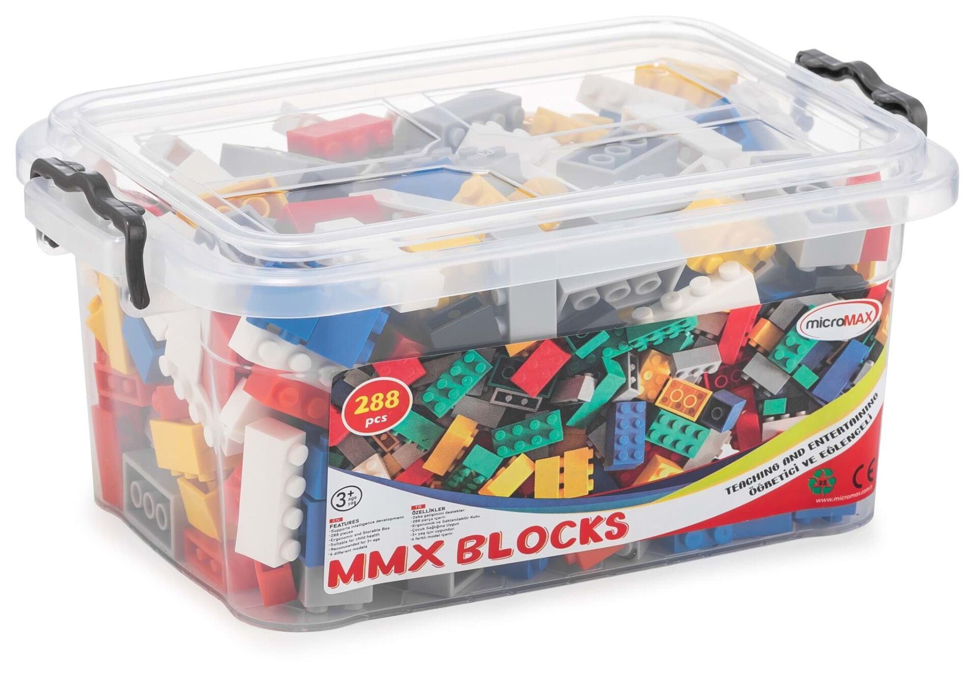 Micromax Toys Mmx Blok 288 Parça (saklama Kabinda)