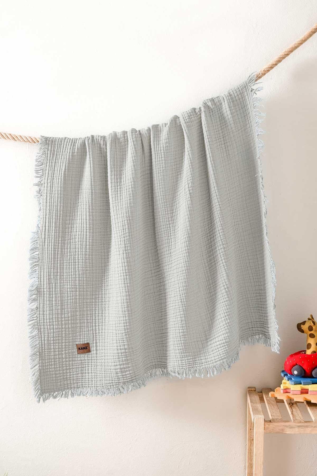 Kanz - Bebek 5 Kat Dolgulu Battaniye(knz-028) 153.01.0202.Gri---------