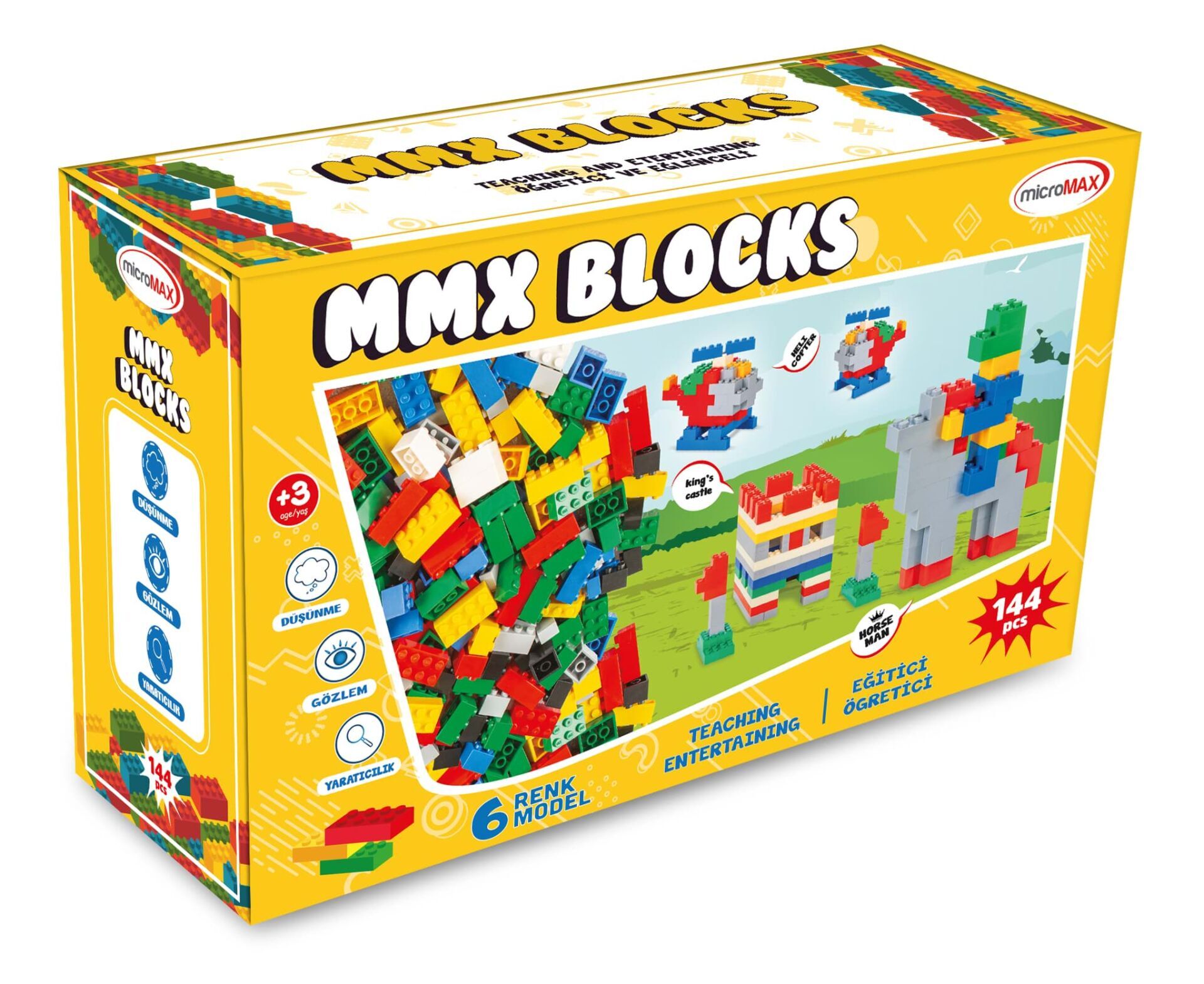 Micromax Toys Mmx Blok 144 Parça Kutulu
