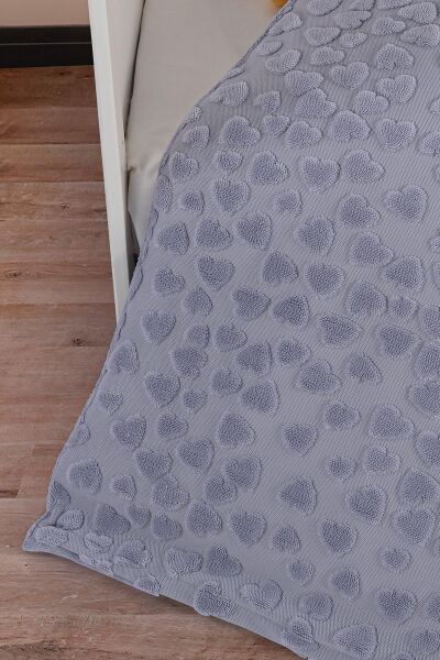Kanz Amor Welsoft Nevresim Takımı Gri