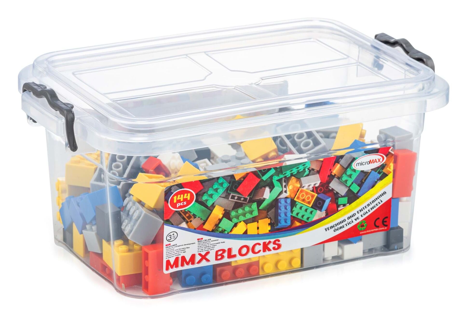 Micromax Toys Mmx Blok 144 Parça (saklama Kabinda)