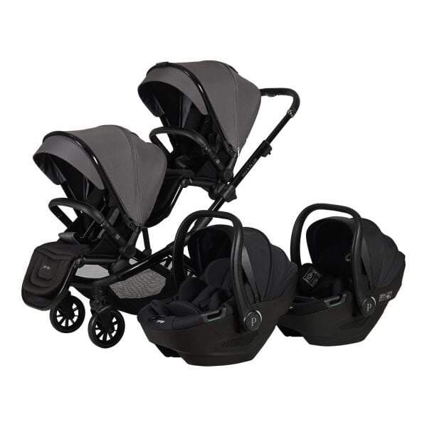 Prego İbiza Plus I-Size Travel Sistem Bebek Arabası 2420 Gri ( Oto Koltukları Dahildir )