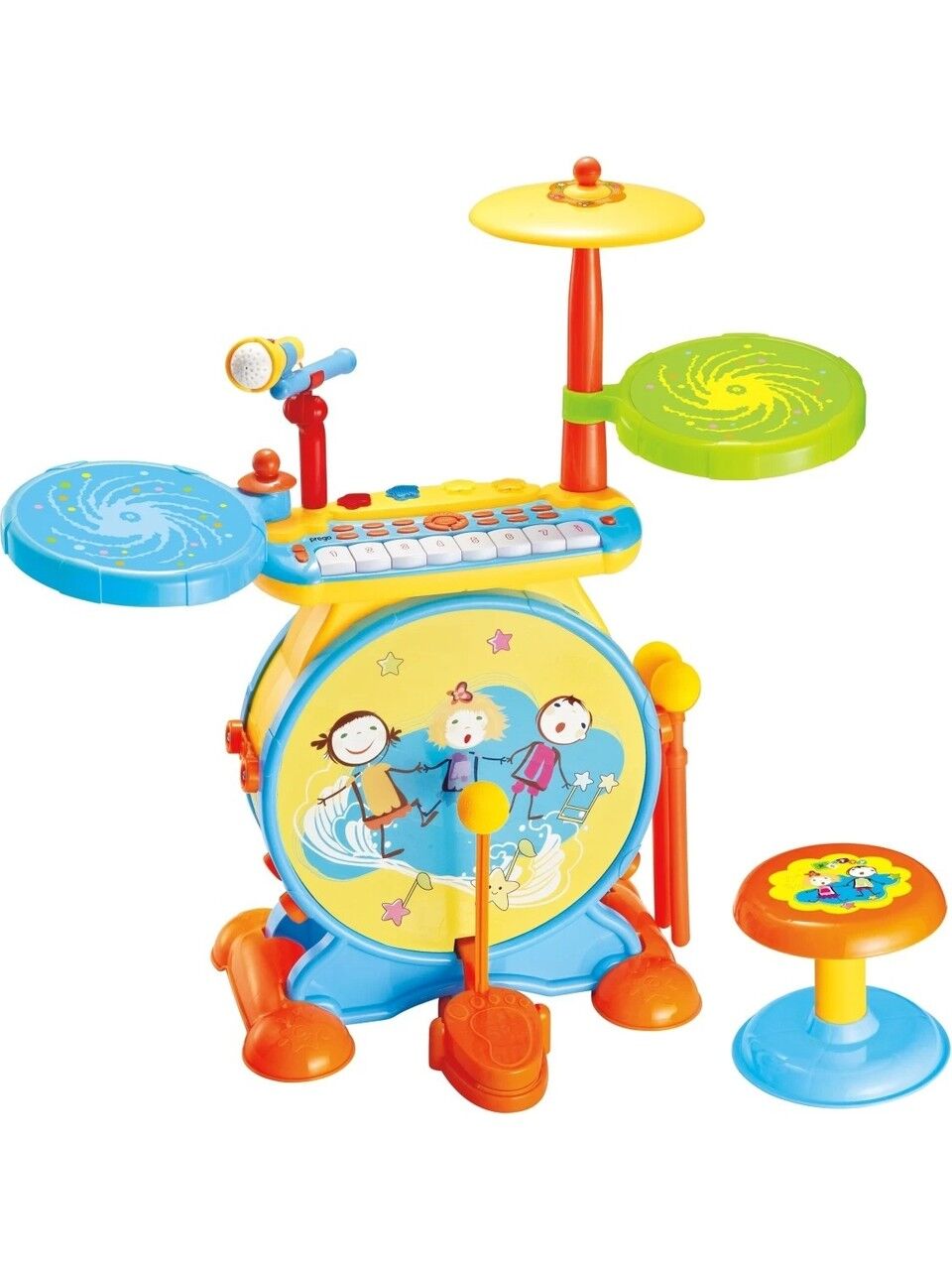 Prego Eğlence Davulu Mavi 1402