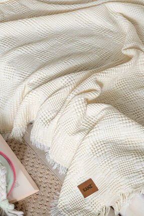Kanz - Bebek Waffle Müslin Pike(knz-022) 153.01.0200.Meliskrem---
