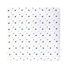 Sevi Bebe Desenli Müslin Battaniye 100X100 Cm - Yıldız Yağmuru Mavi 353-140-1