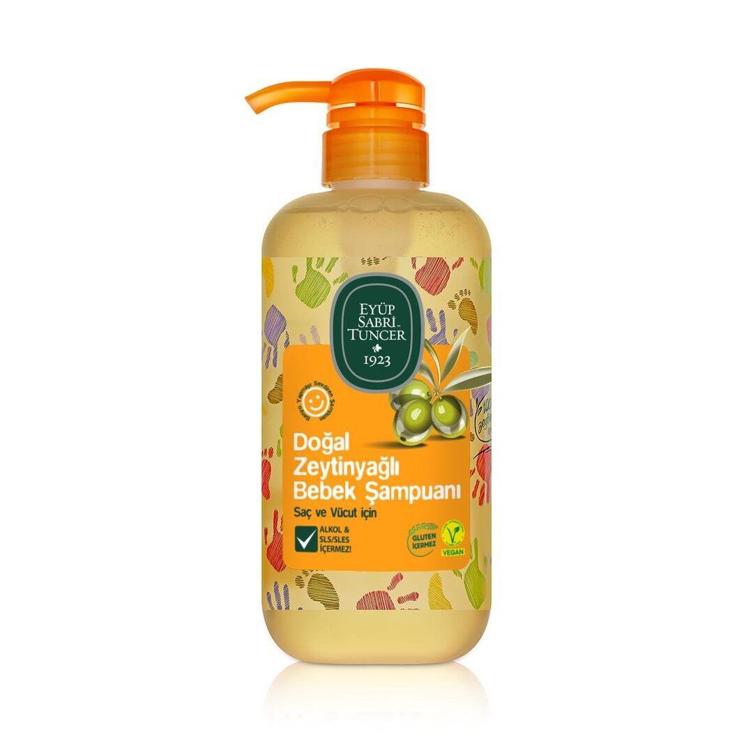 Eyüp Sabri Tuncer Doğal Zeytinyağlı Bebek Şampuanı 600 ml PP Şişe