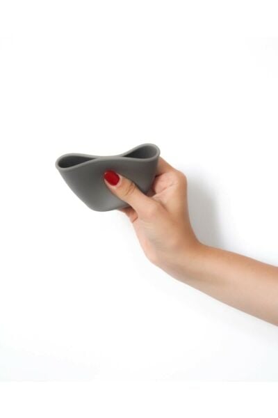 Babyjem Silikon Bardak  Gri 714