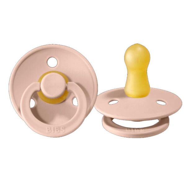 Bibs Colour Kauçuk Emzik Blush 6-18 Ay