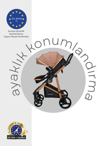 Baby Care Bc-370 Alfa Travel Sistem Bebek Arabas Bej