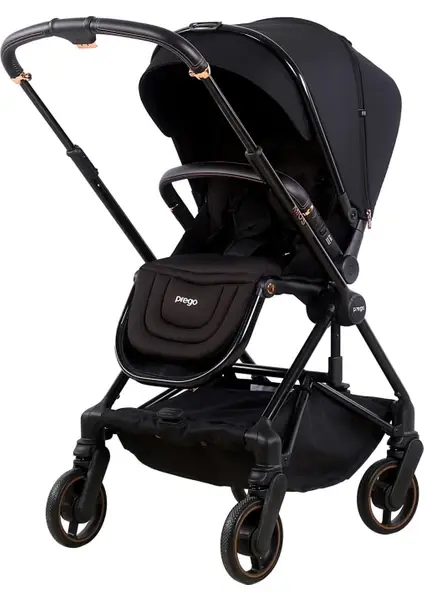 Prego Mios Premium İ-Size Travel Bebek Arabası Siyah 2415