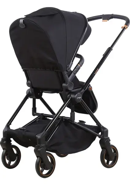 Prego Mios Premium İ-Size Travel Bebek Arabası Siyah 2415