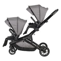 Prego İbiza Plus Travel Sistem Set İkiz Bebek Arabası 2223 Gri