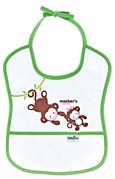 Babyjem Poli Muşamba Önlük Küçük Yeşil 030