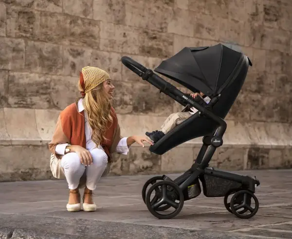 Mima Xari Max Travel Sistem Bebek Arabası (Black-Chocolate Brown-Black)