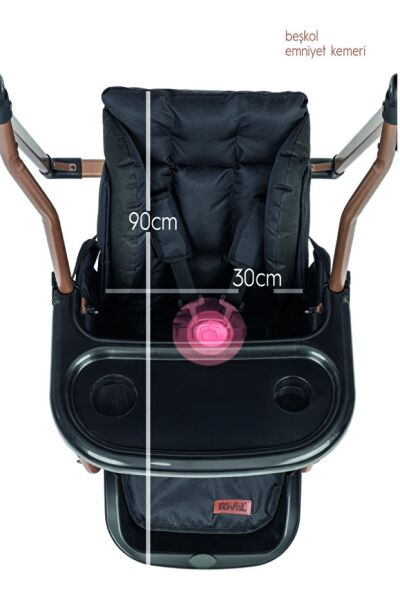 Rival Candy Salıncak Siyah Siyah RV128-S-S