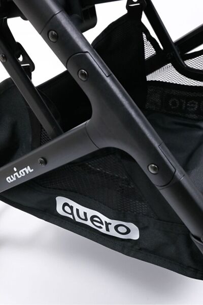 Quero Avion Cabin Bebek Arabasi Siyah