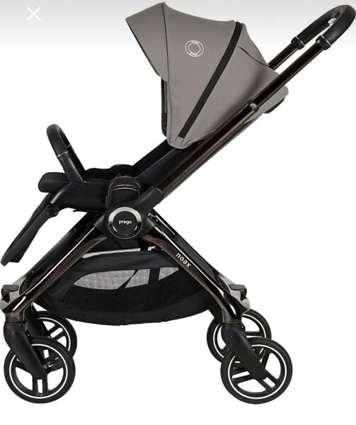 Prego 2440 Noax İ-Size Travel Sistem Bebek Arabası Gri (Puset Dahil)