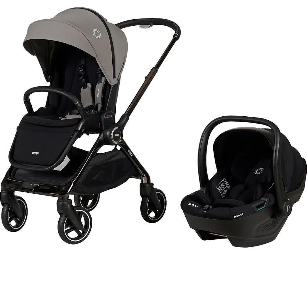 Prego 2440 Noax İ-Size Travel Sistem Bebek Arabası Gri (Puset Dahil)