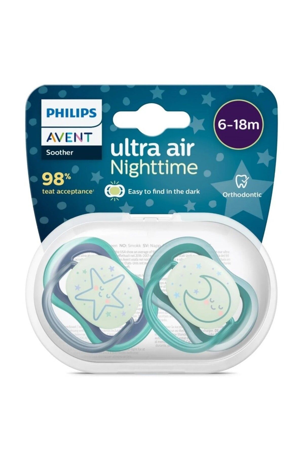 Philips Avent Scf376/13 Ultra Air Emzik 6-18 Ay (MAVİ)