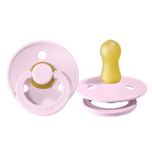 Bibs Colour Bebek Doğal Kauçuk Emzik - Baby Pink 0/6