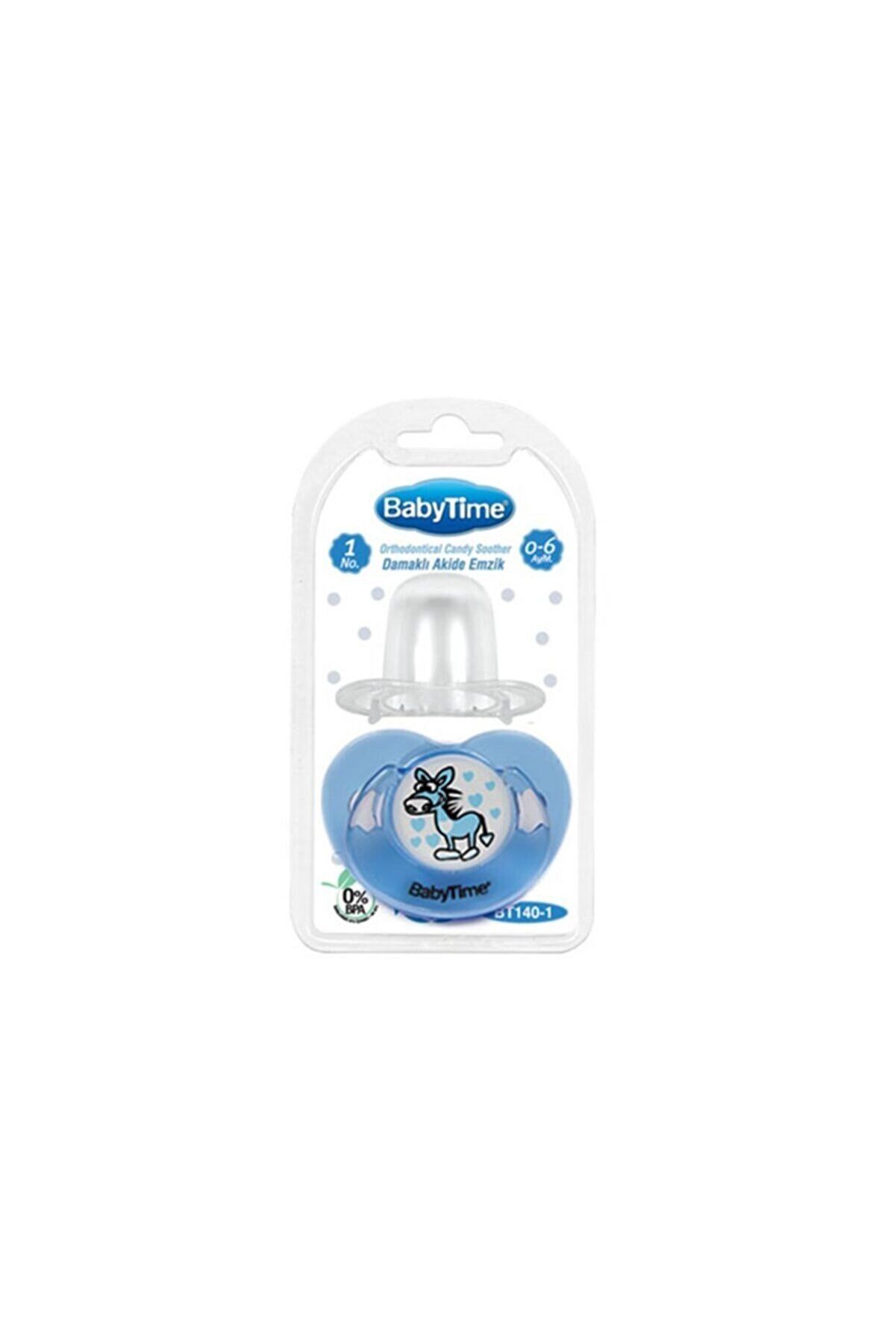 Babytime Damaklı Akide Emzik Gövdeli Emzik Bt140-1 No:1 0-6 Ay
