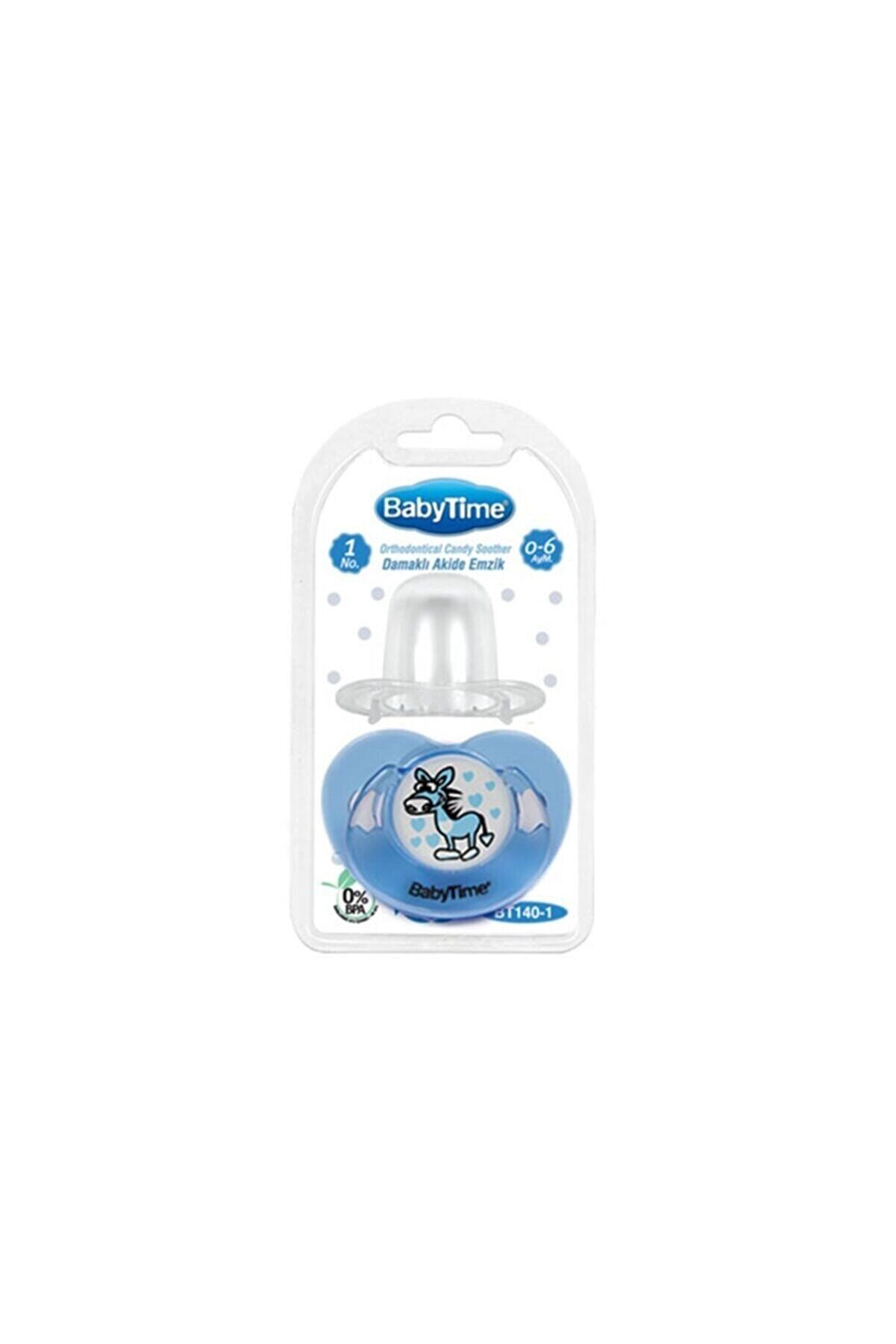 Babytime Damaklı Akide Emzik Gövdeli Emzik Bt140-1 No:1 0-6 Ay