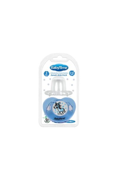 Babytime Damaklı Akide Emzik Gövdeli Emzik Bt140-1 No:1 0-6 Ay