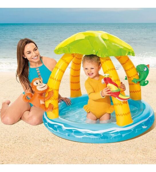 Intex 58417 Tropik Ada Gölgelikli Havuz 102 Cm 1010552