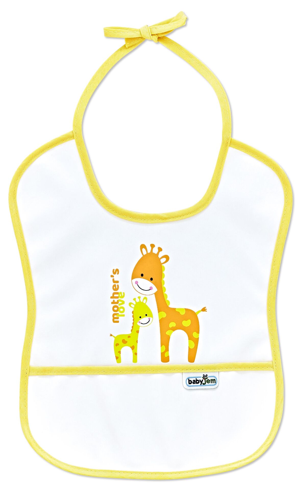 Babyjem Poli Muşamba Önlük Küçük Sarı 030